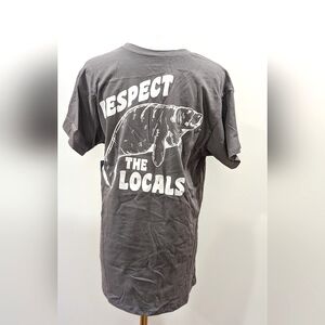 NWT Respect The Locals Manatee T-shirt